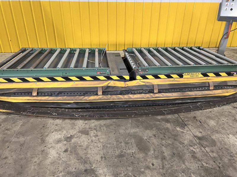 2,000 LBS UNI-CRAFT PASS THROUGH  DUAL SIDED UPENDER WITH ROLLERS : STOCK #21936