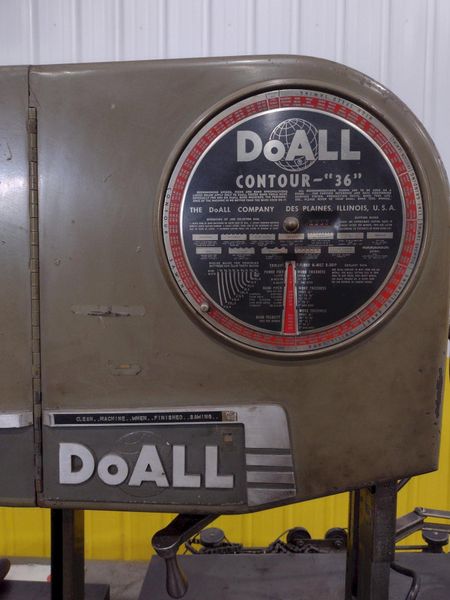 36" DOALL MODEL 3613-2 VERTICAL SAW: STOCK #21721