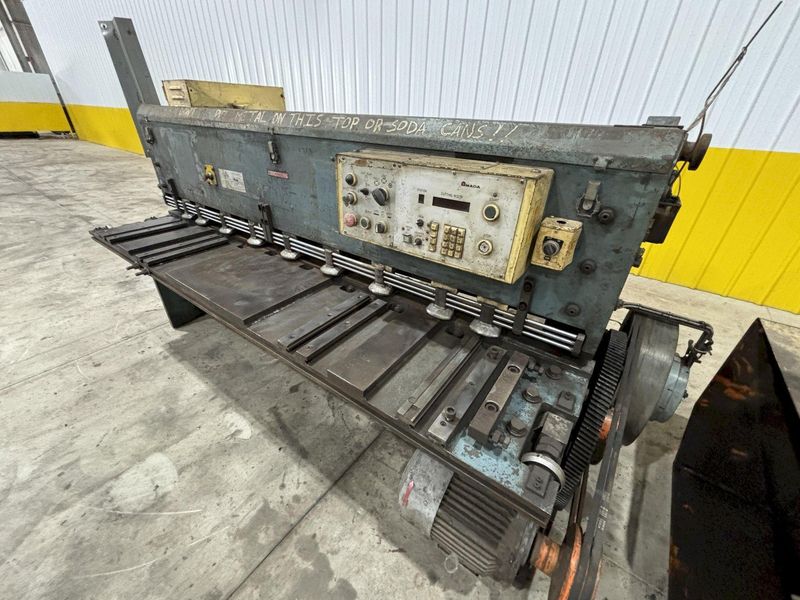 6' X 1/4" AMADA MODEL #M-2060 MECHANICAL POWER SHEAR: STOCK #20973