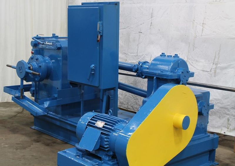 1-1/2' KANE & ROACH MODEL #2150U 2-ROLL CROSS AXIS ROTARY STRAIGHTENER:
