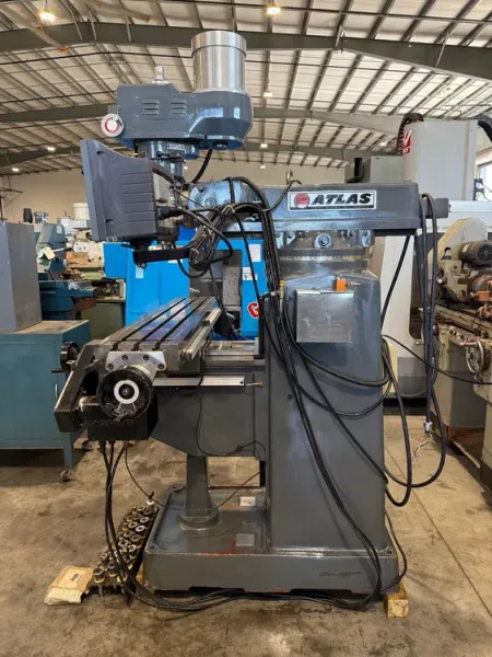 ATLAS CLAUSING 3VS08 CNC 3 axis Vertical Milling Machine MILLPWR #7849