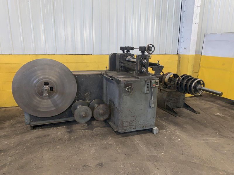 18" WIDE X 4500 LB X 3" ARBOR STANAT MODEL #S-180  SLITTING LINE: STOCK #13717