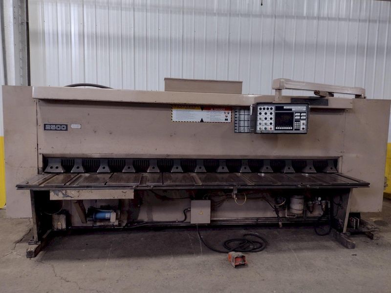 12' x 1/4" CINCINNATI MODEL #2500X12 FSU-II HYDRAULIC POWER SQUARING SHEAR: STOCK #18209