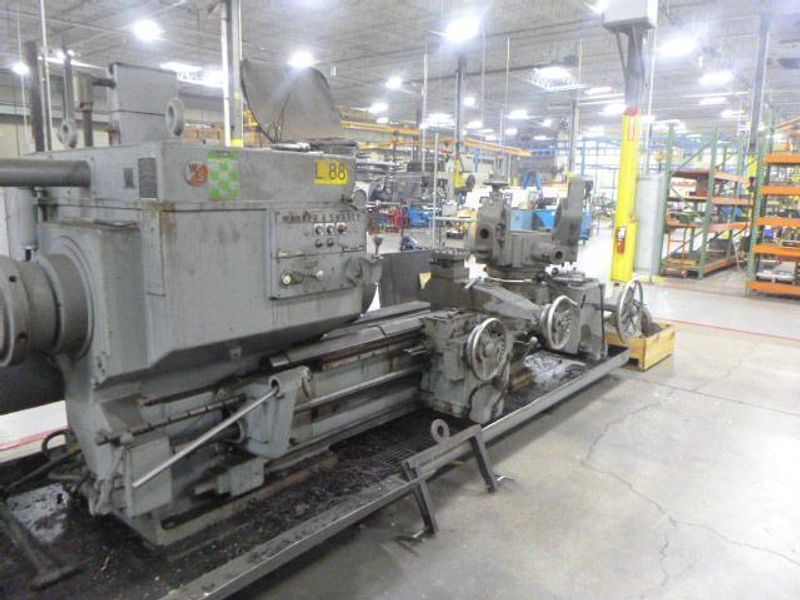 4A WARNER & SWASEY M-3550 SQUARE-HEAD SADDLE TURRET LATHE