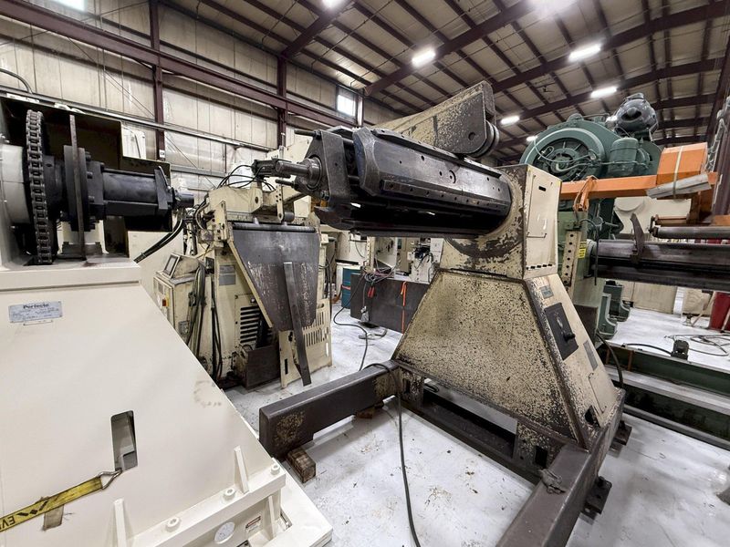 24,000 lbs. x 32" Width Minster Coil Reel and Minster Powered Straightener,  Model#MRH20-38S & M