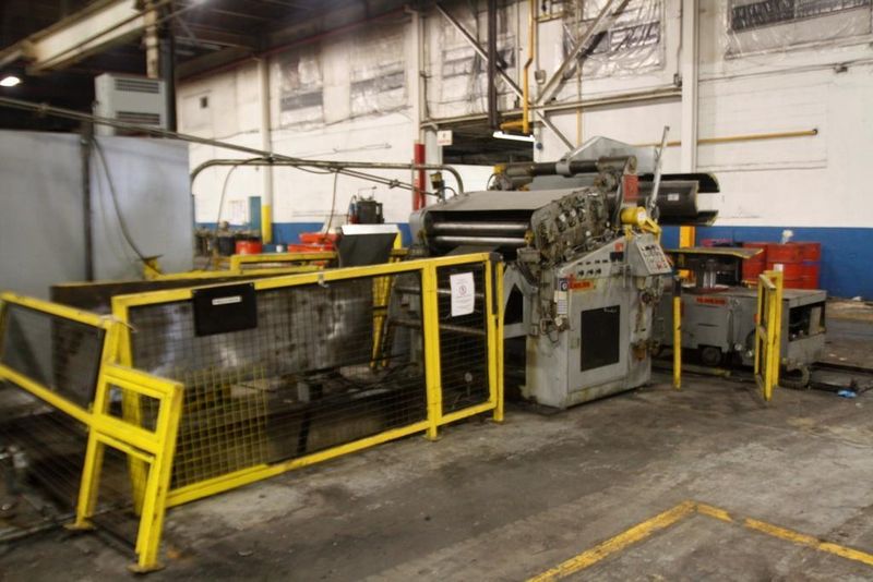 20000# X 42' X .060' AUTOMATIC FEED COIL REEL, CAR, & STRAIGHTENER: #64