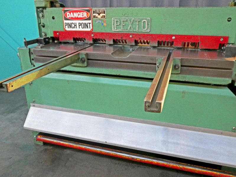 Peck, Stow, & Wilcox (Pexto) 4' x 12 Gauge Power Squaring Shear, 12-U-4H