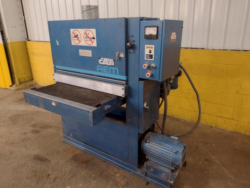 36" X 20 HP AEM BELT GRINDER & SANDER: STOCK 15795