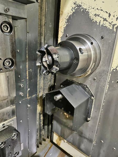 FUJI MODEL CE-30 CNC DOUBLE END FACING & CENTERING MACHINE