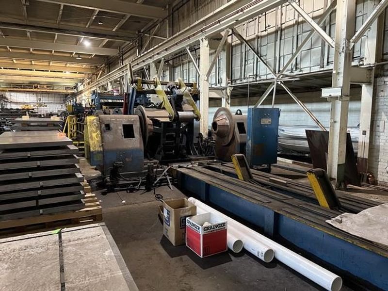 72" x .200" x 50,000# Voss cut to length line, Stock# 10962