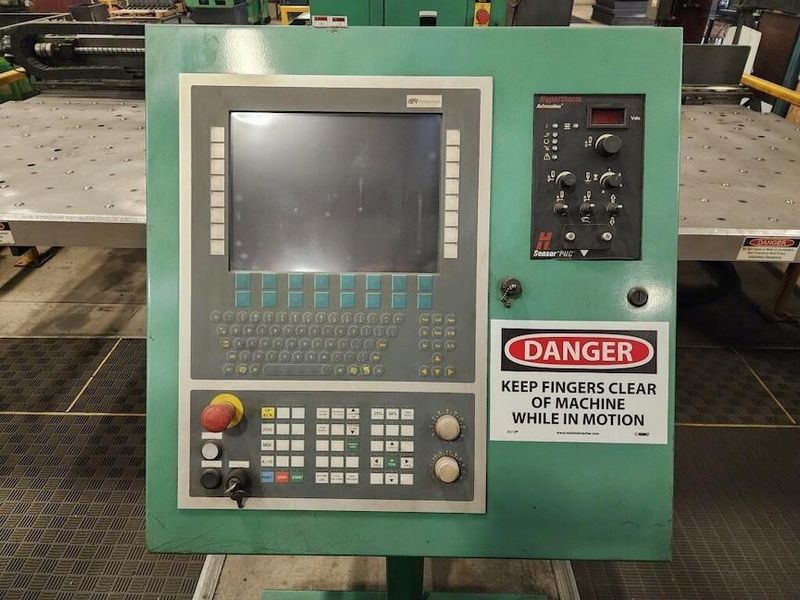 USED WHITNEY HYDRAULIC CNC 40 TON PUNCH 130 AMP PLASMA MODEL 657, Stock# 11028, Year: 2012