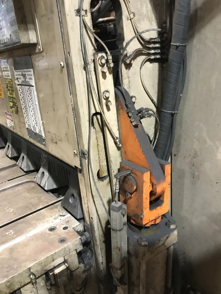 USED CINCINNATI 1/4" X 10' HYDRAULIC SHEAR WITH CNC FRONT AND REAR GAUGING MODEL 250HS 10, Stock