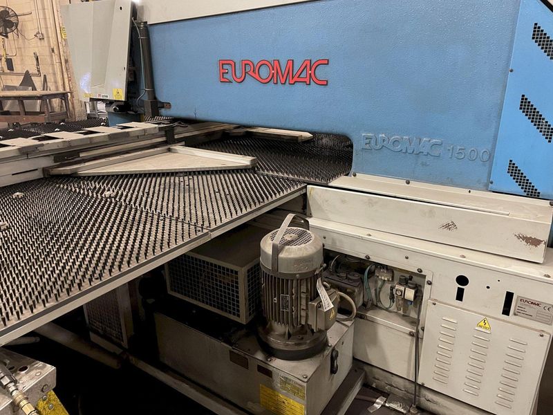 USED EUROMAC 24 TON CNC PUNCH MODEL ZX FLEX 1500/22-2500, Stock# 11058, Year: 2011