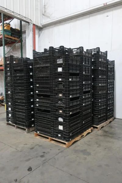 (800) 23" X 15" PLASTIC STORAGE TOTES / BASKETS: STOCK #20582