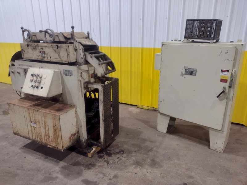 8.25" X .010" PERFECTO MODEL #S170817 17 ROLL POWERED PRECISION COIL STRIP STRAIGHTENER: STOCK #