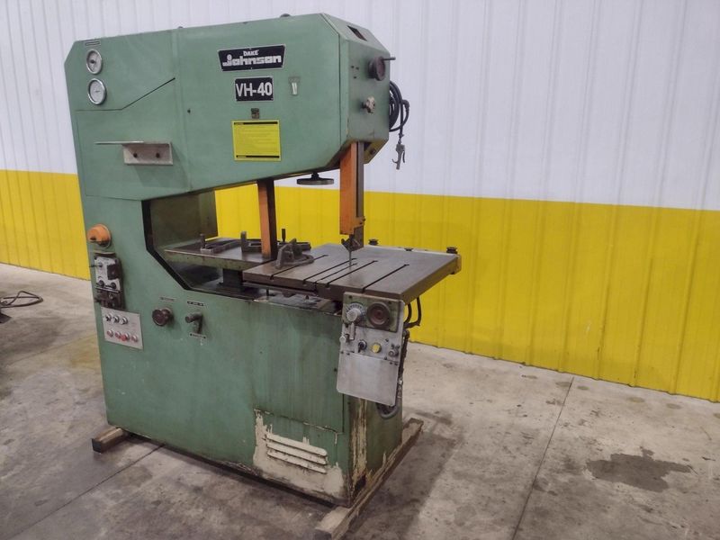 40" DAKE JOHNSON MODEL #VH-40 VERTICAL BAND SAW: STOCK #22831