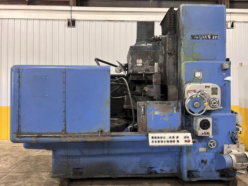 60” X 100 HP MATTISON MODEL #60-H ROTARY SURFACE GRINDER: STOCK #23020