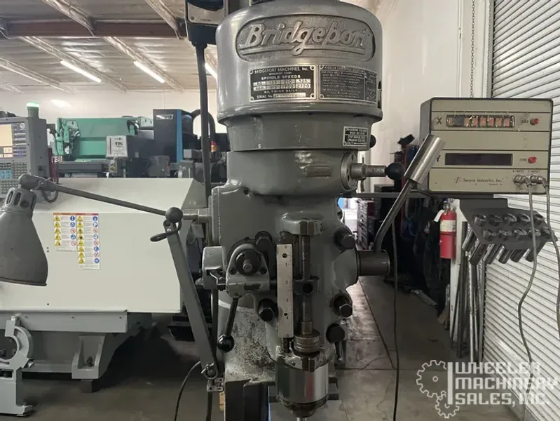 Bridgeport J-Head Vertical Mill Milling Machine #8074 #1