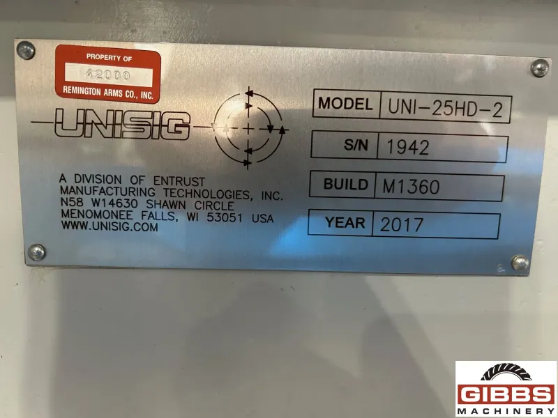 UNISIG UNI-25HD-2-250 - Gun Drill