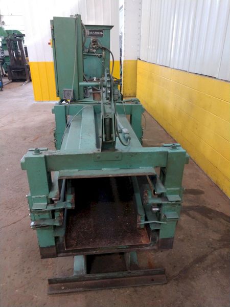 15" X 15" X 15 HP MAREN MODEL #111-297 HYDRAULIC HORIZONTAL AUTOMATIC CONTINUOUS BALER: STOCK #1