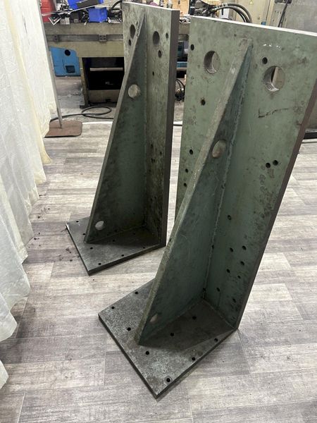 1 SET 18" X 48" ANGLE PLATES: STOCK #78445