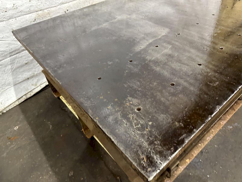 66' X 102" X 30" STEEL WELDING TABLE 102"x 66": STOCK #77407