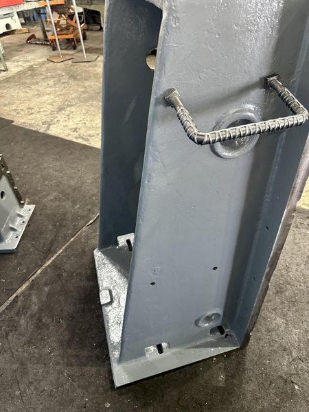 33" X 51" X 21"D ANGLE PLATE WITH SLOTS : STOCK #77373