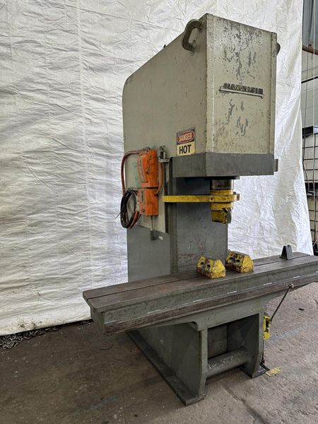 75 TON HANNIFIN HDYRAULIC STRAIGHTENING PRESS: STOCK #77127