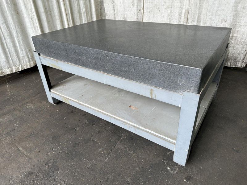 4' X 6' ROCK OF AGES BLACK GRANITE PLATE STOCK #77078