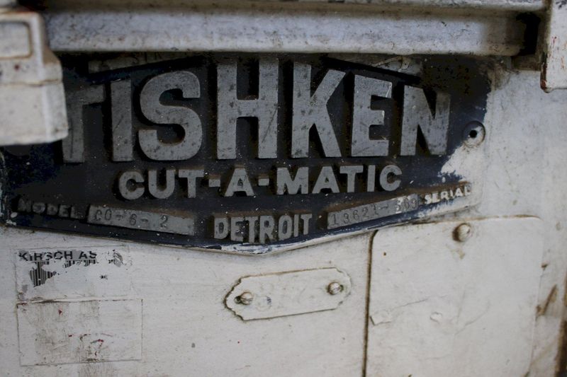 18 TON TISHKEN MODEL #CO-6-2 2 POST CUT-OFF PRESS: STOCK #76591