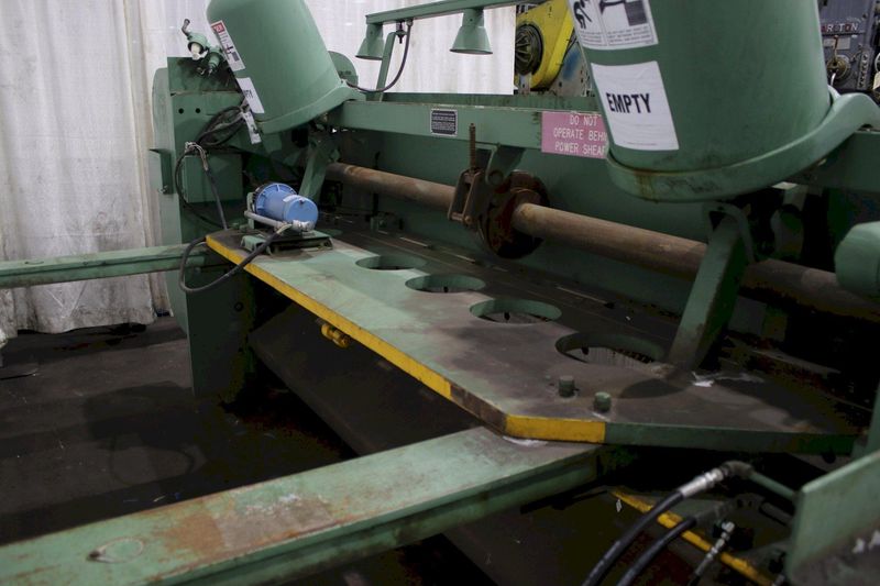 10' X 1/4" CINCINNATI POWER SQUARING SHEAR: STOCK #76284
