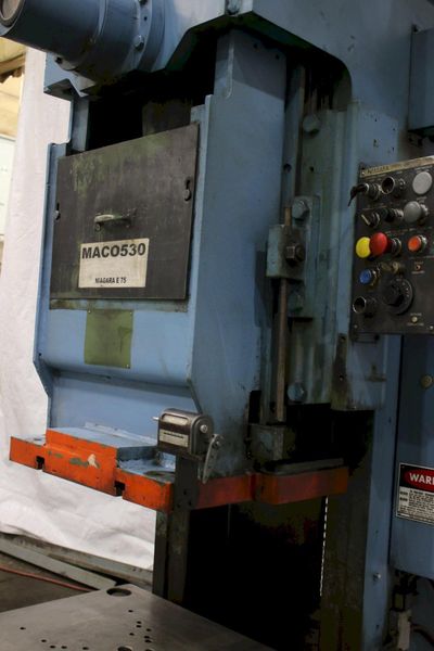 75 TON NIAGARA MODEL #E-75 OBI PRESS: STOCK #75877