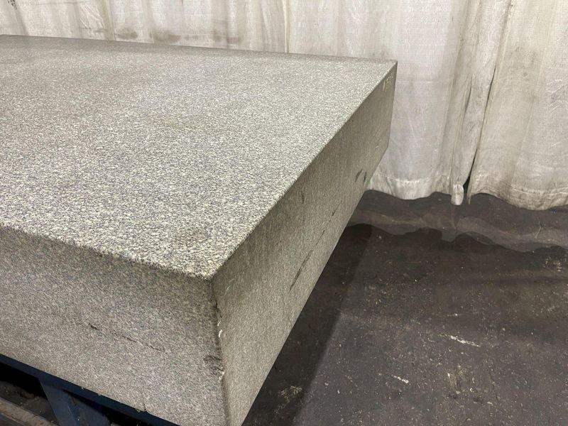 4' X 6' X 12" TRU STONE GRANITE SURFACE PLATE: STOCK #75784