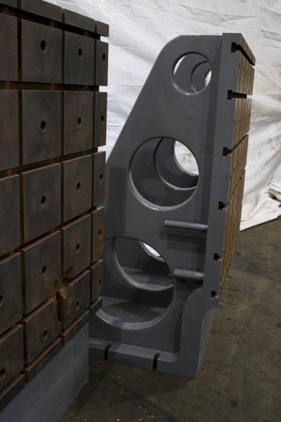1 SET OF 4' X 6' G & L T SLOOTED ANGLE PLATES: STOCK #74818