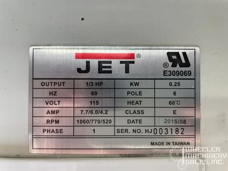 JET AFS-2000 Air Filtration System #8119 #2