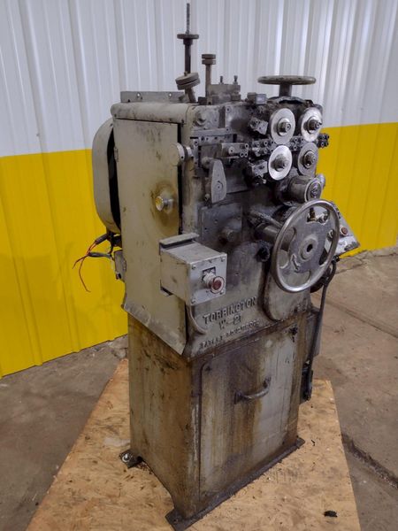 .072" X 1" COIL TORRINGTON MODEL #W-21 SPRING COILER / COIL MACHINE: STOCK #18720