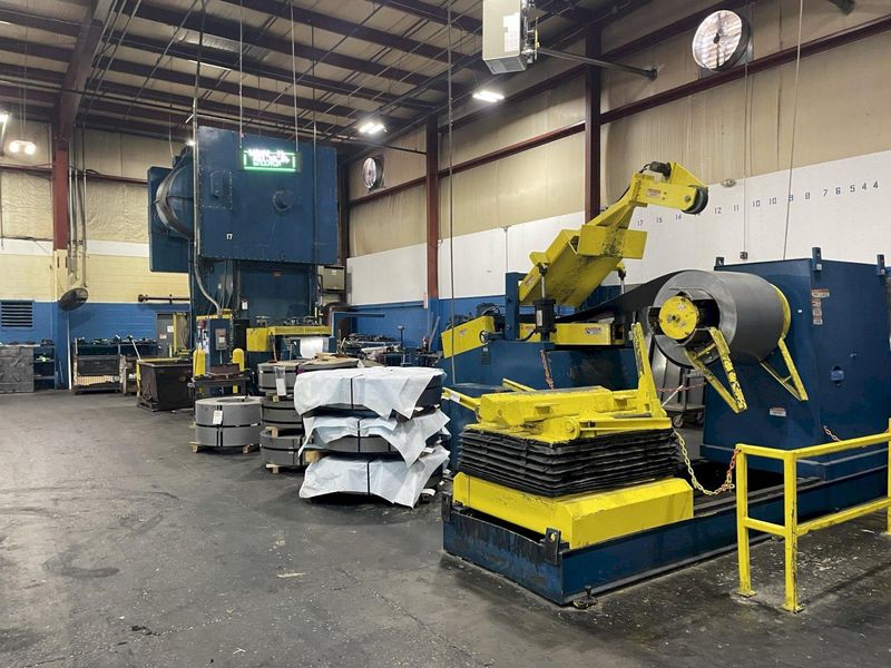 20,000 lbs. x 36" Coe Press Equipment "Conventional" Servo Coil Feed Line For Metal Stamping, Ye