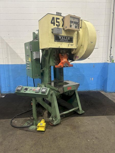 45 TON WALSH MODEL # 45X OBI PRESS: STOCK #77506