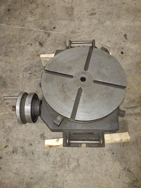 15" BRIDGEPORT MODEL #15 ROTARY TABLE: STOCK 22437