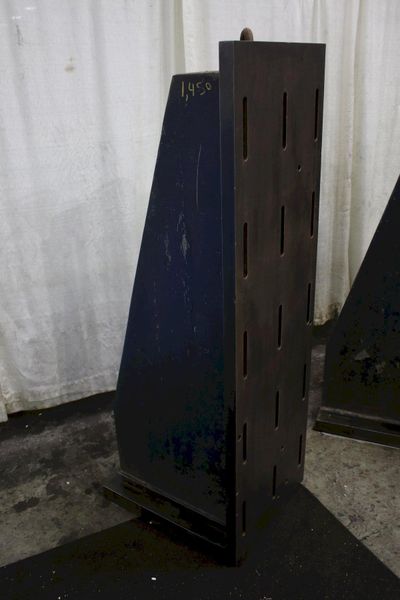 1 SET OF 20" X 63" CUSTOM SLOTTED ANGLE PLATES: STOCK #75783