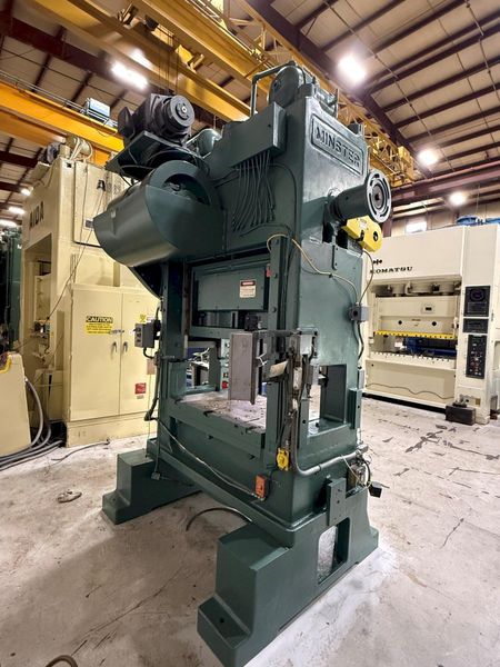 100 ton Minster Press Model P2-100-48 "Piece-Maker" High Speed Mechanical Metal Stamping Press F