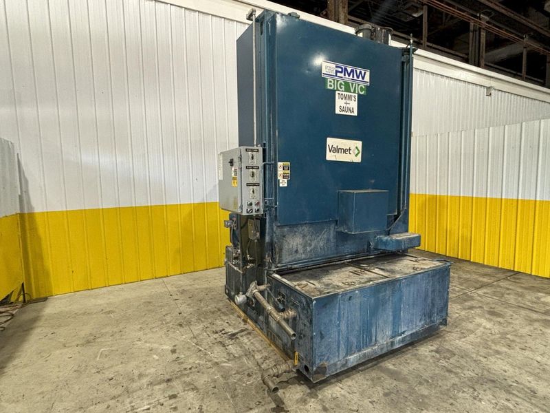 48" TABLE X 72" HIGH PMW MODEL #812-72 ROTARY TABLE PARTS WASHER, ELECTRIC HEAT: STOCK #21884