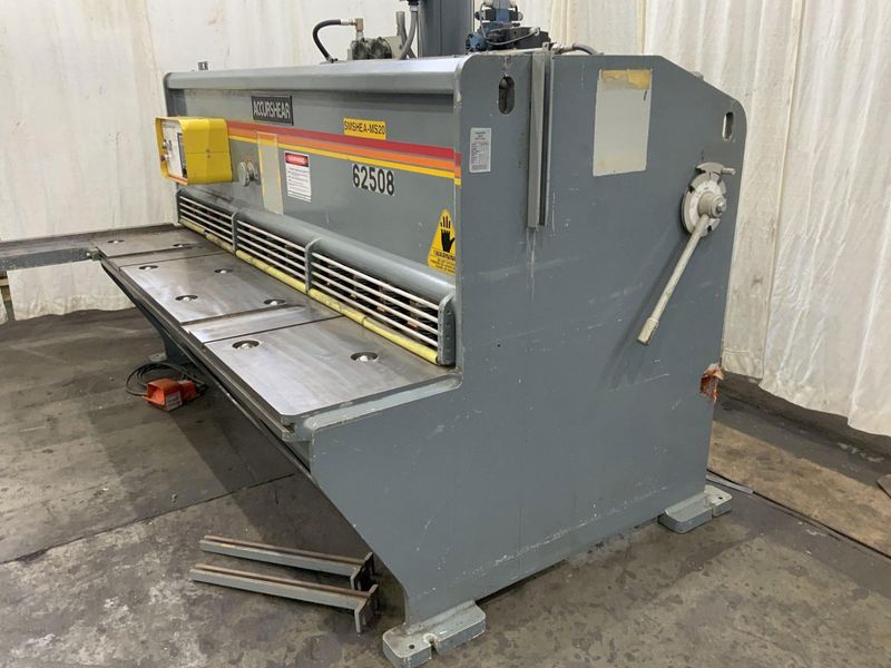 8' X 1/4" ACCURSHEAR MODEL 62508 HYDRAULIC SQUARING SHEAR: STOCK #80794