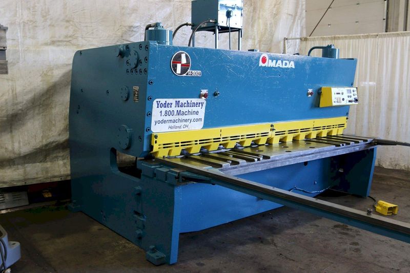 10' X 1/2" AMADA MODEL #H3013 HYDRAULIC SHEAR: STOCK #67833