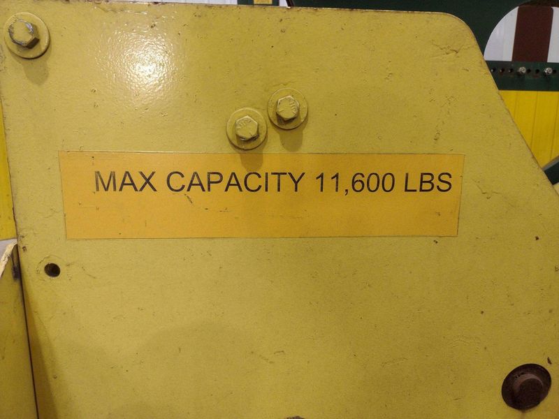 11,600 LBS RIMCO MODEL #R5-2450 ROTATOR POWERED I-BEAM ROLLOVER / ROTATOR MACHINE: STOCK #23597