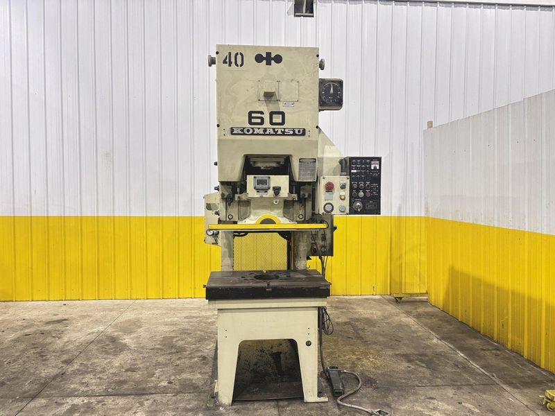 60 TON KOMATSU MODEL #OBS60-2 GAP FRAME STAMPING PRESS: STOCK #23253