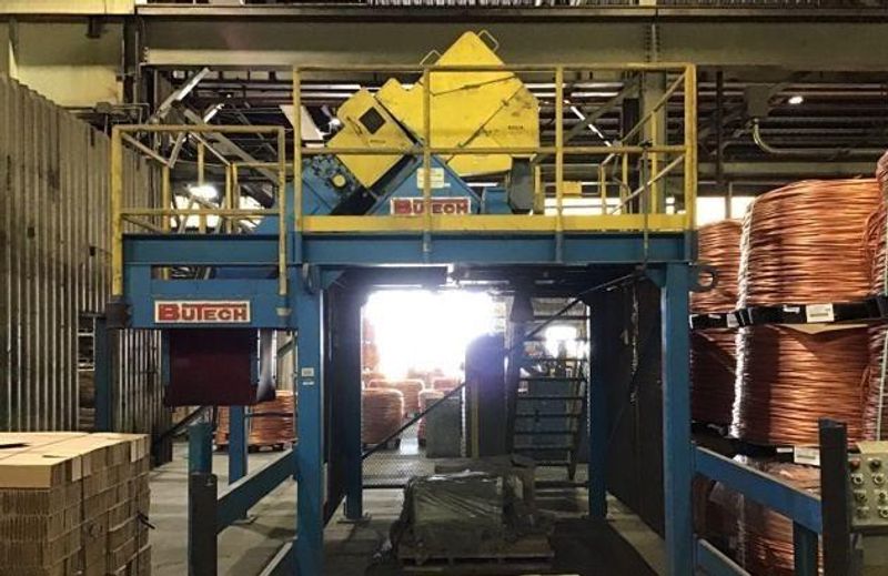 5/16" BUTECH MODEL SK135-SP HIGH SPEED COPPER COIL SCRAP CHOPPER PROCESSING SYSTEM: STOCK #13131