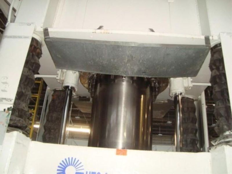 1000 TON WILLIAMS & WHITE 96" X 48" BED 4-POST HYDRAULIC PRESS: STOCK# 15313
