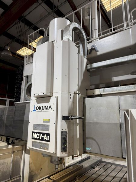 OKUMA MCV-AII, 60" X 160" TABLE, 157" X, 78" Y, 50 TAPER, 4000 RPM, 72 ATC, 59" SPINDLE TO TABLE