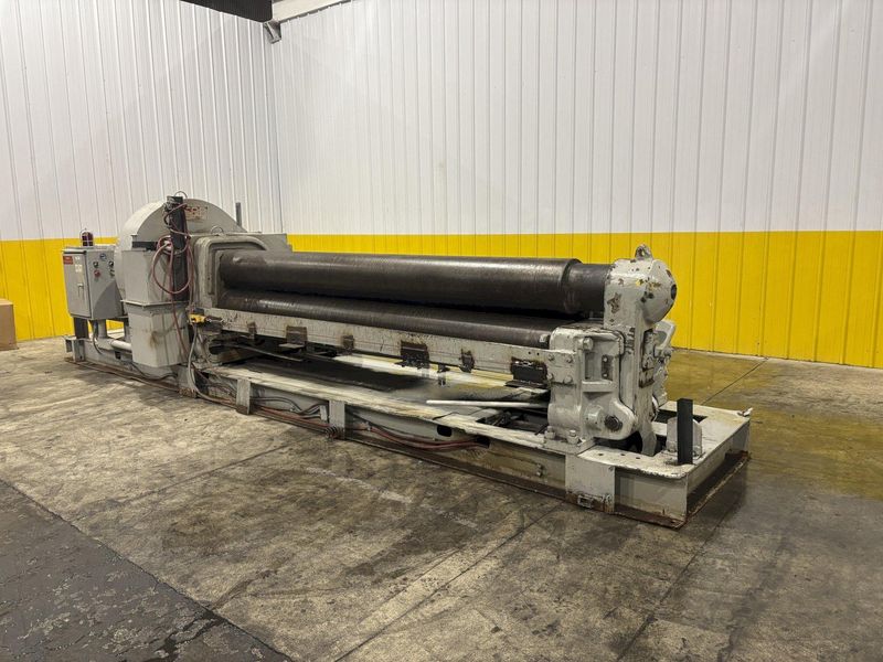 10' X 1/2" WEBB MODEL #9L-1210 3-ROLL INITIAL PINCH PLATE BENDING ROLL: STOCK #22525